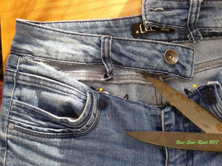 Jeans cut waist--RSR