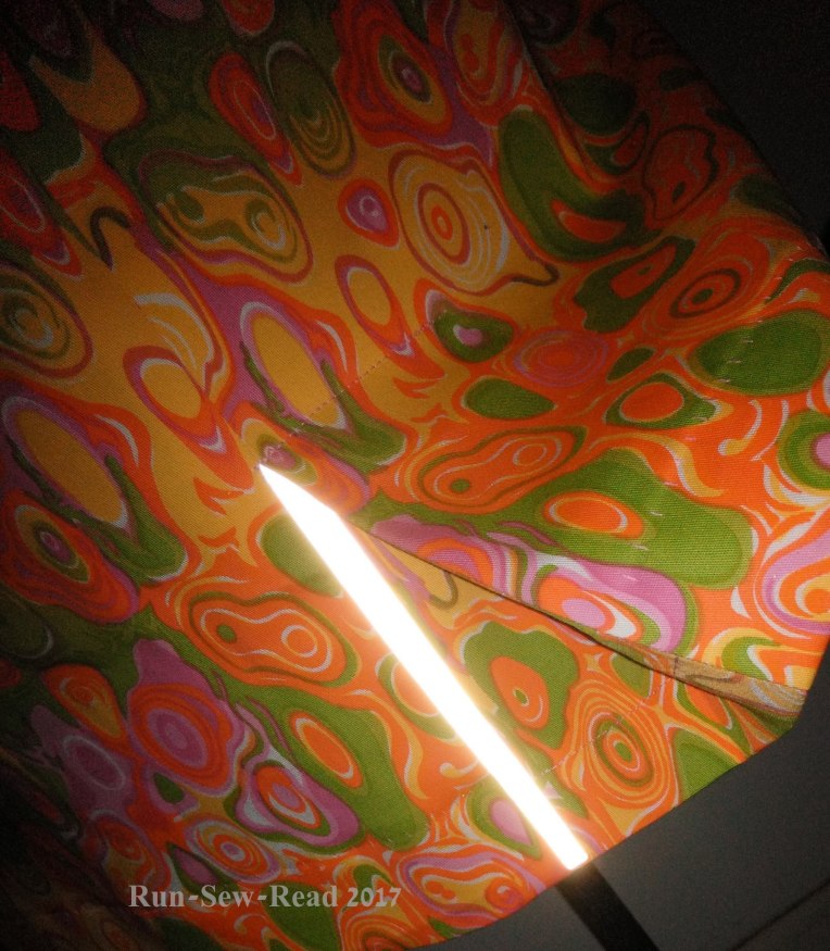 Pink dress reflector kick pleat