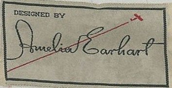 Amelia Earhart fashion label a