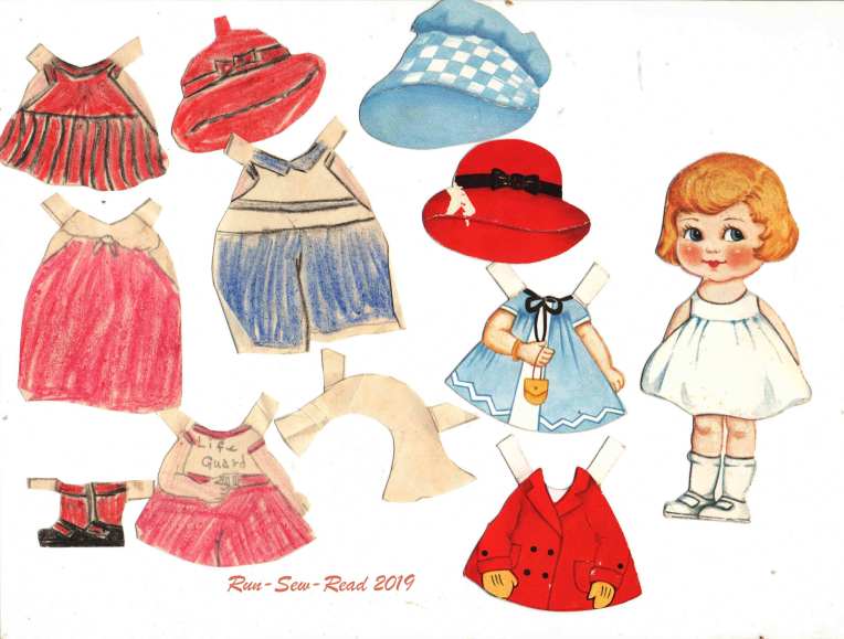 Grandmas paper doll valentine 1920s-Mary3 RSR