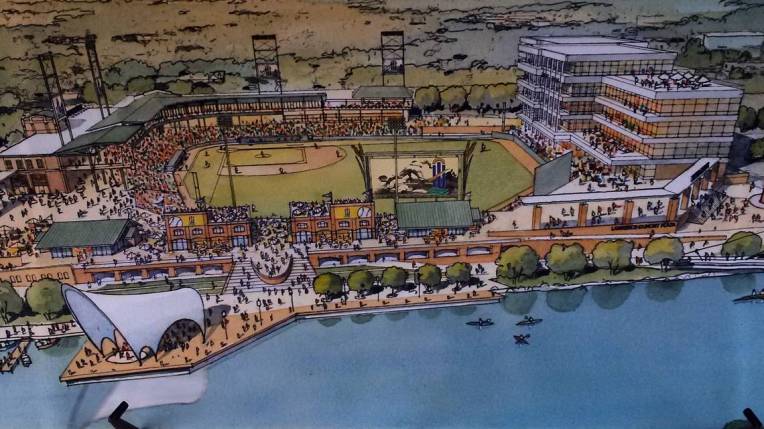 New Lawrence Dumont Stadium rendering 9-2018