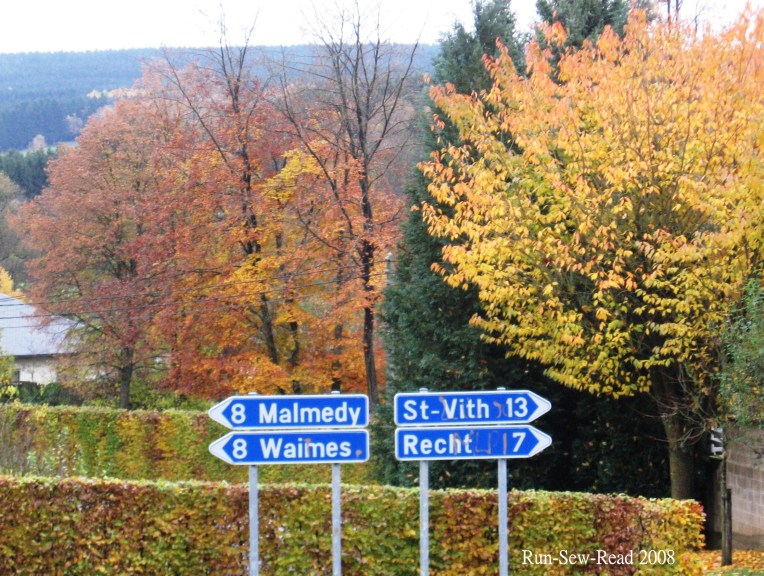 Malmedy-St Vith Route signs a