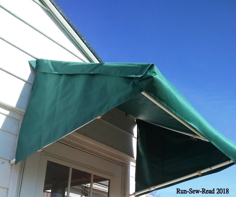 Awning tacked w