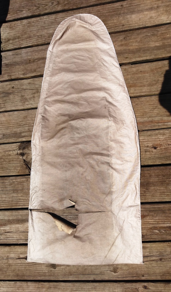 Ironing board cover -- old
